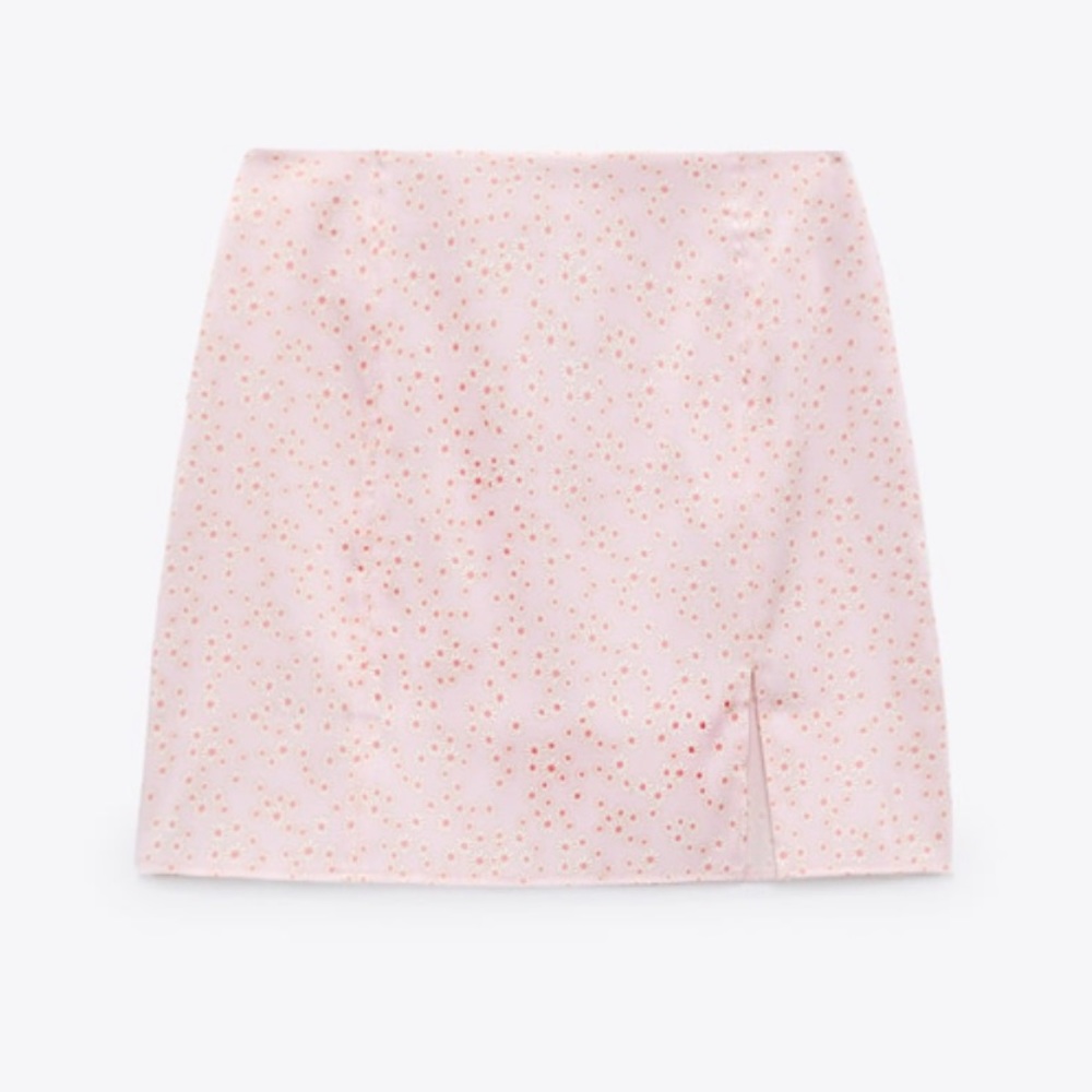 Zara Daisy Floral Mini Skirt